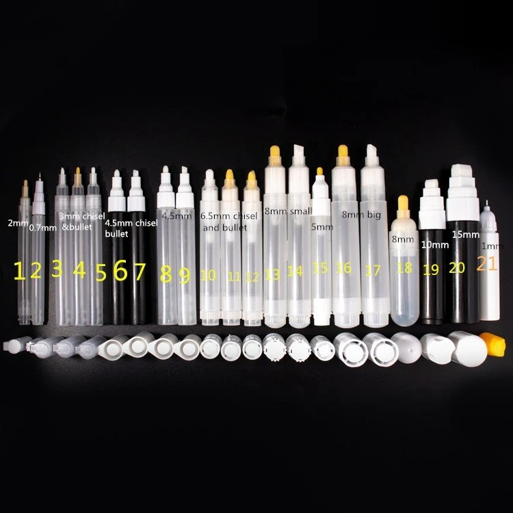 13 Empty Marker hauv kev sib xyaw nrog ntau yam qauv