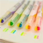 5PCS Dual Colour Highlighter Fluorescent cwj mem