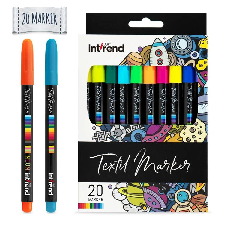 Washable Fabric Markers Rau Paj Ntaub