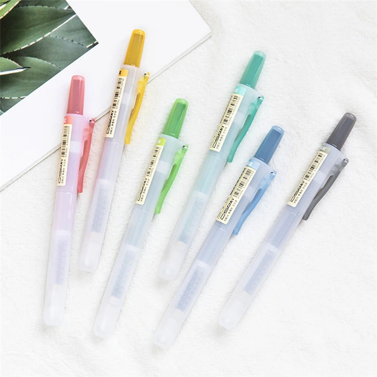 6pcs Xim Xim Retractable Highlighter