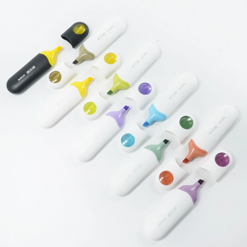 8pcs Pastel Xim Mos Tip Highlighter