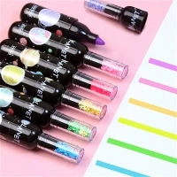 6pcs Ntxim hlub Planet Wine Fwj Mini Highlighter