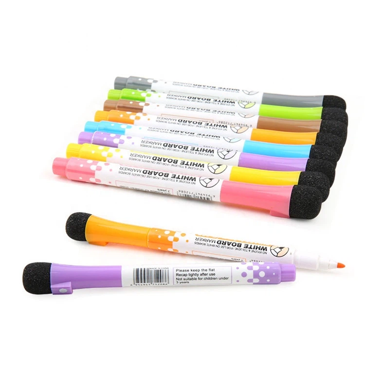 8 Xim Qhuav Erase Whiteboard Marker