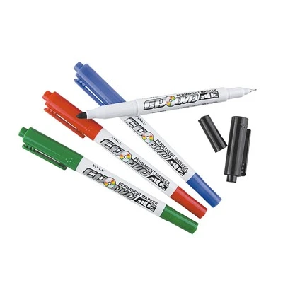 Ob chav taub hau Waterproof Permanent Marker cwj mem